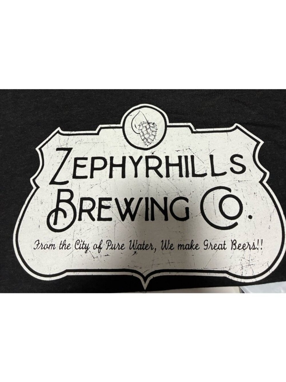 Beer Brewing Craft  Zephyrhills Brewing Company Beer Tee- Shirt Florida Size XXL